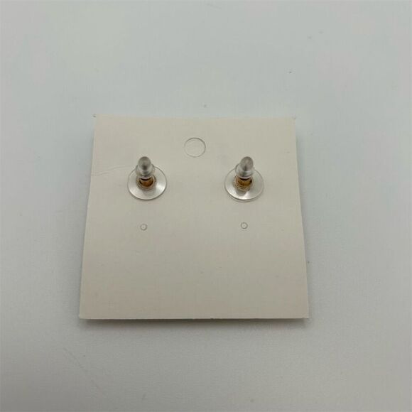 Beautiful Flower Blue Rhinestones Stud Earrings Water Drop Textured Classic Chic - Picture 8 of 11